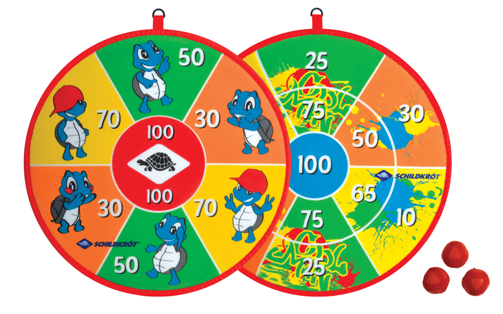 Klettball Dartspiel Garten Strand Dartscheibe Freizeit kids game Dart Board 