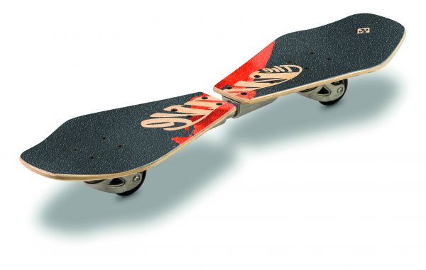 Wooden Waveboard Wave Rider - "Abstract"