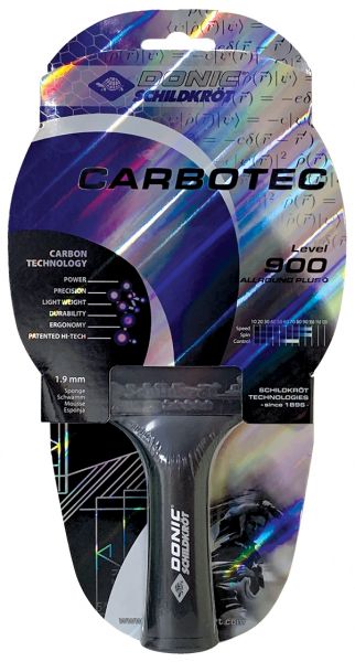 Tischtennisschläger CarboTec 900, konkav