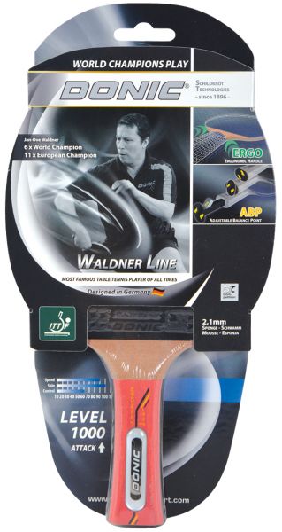 Tischtennisschläger Waldner 1000 mit ABP-Griff