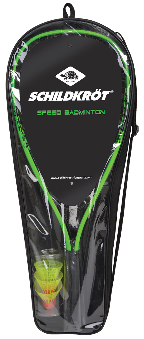 Schildkröt Speed Badminton Set neu mit Tasche und 3 Bällen 970905 
