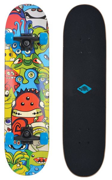 Skateboard Slider 31 - Design: Monsters