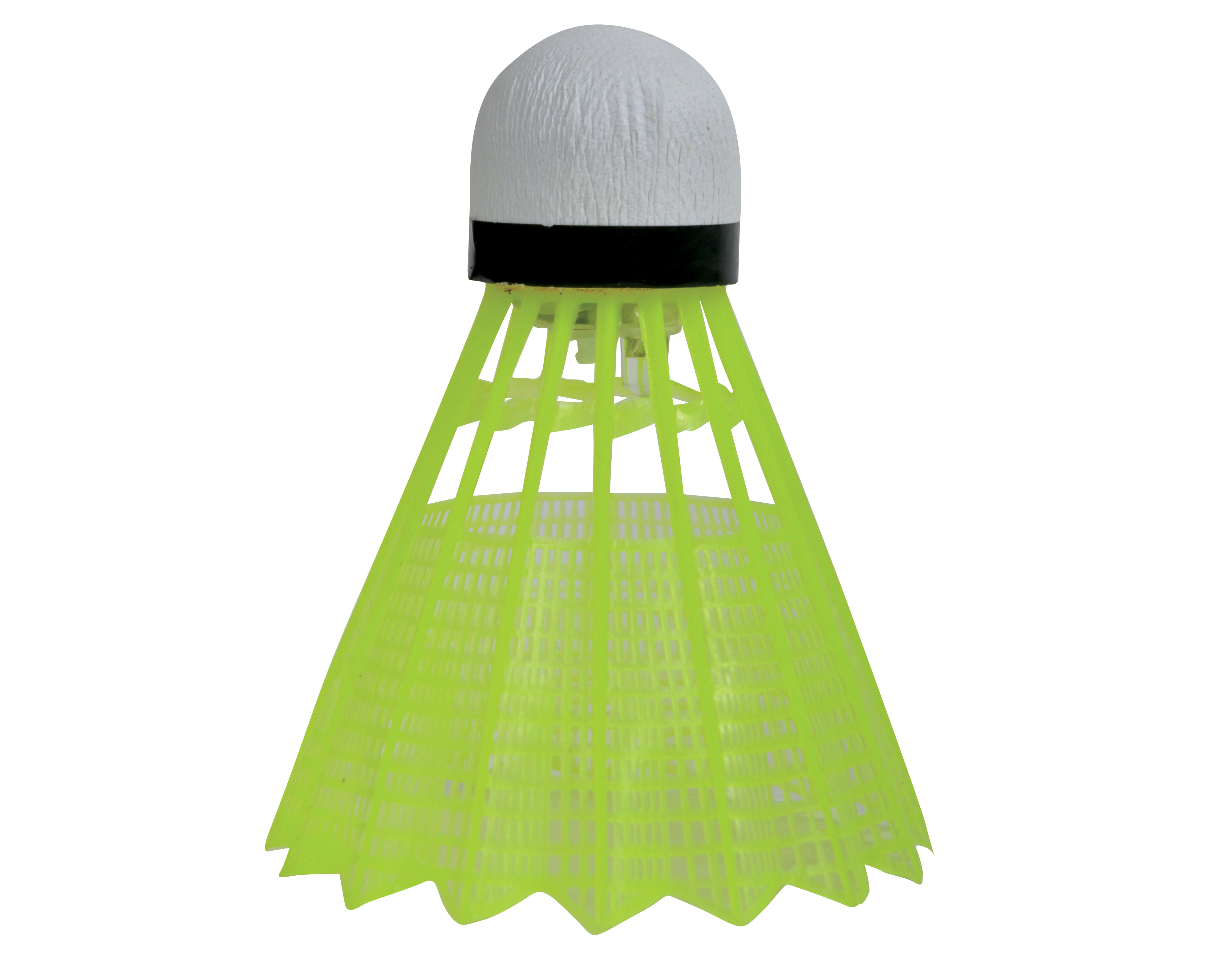 3 Stück Derkoly Badmintonball-Set mit LED-Beleuchtung