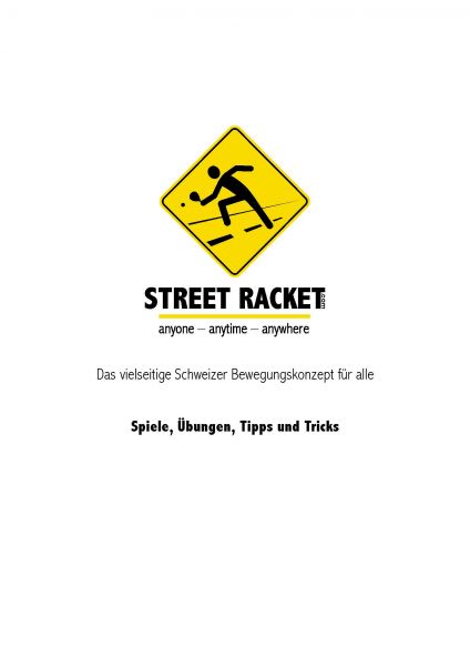 Street Racket eBook Lehrmittel "Spiele, Übungen, Tips und Tricks"