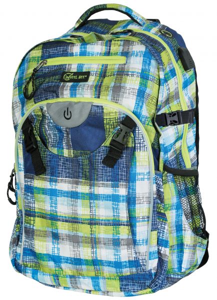LED-Backpack Generation Z - Blue / Green / White