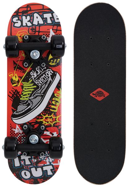 Mini-Skateboard 17“ - Skate it out