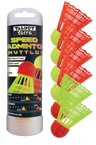 Speedbadminton Shuttles, 6er Dose
