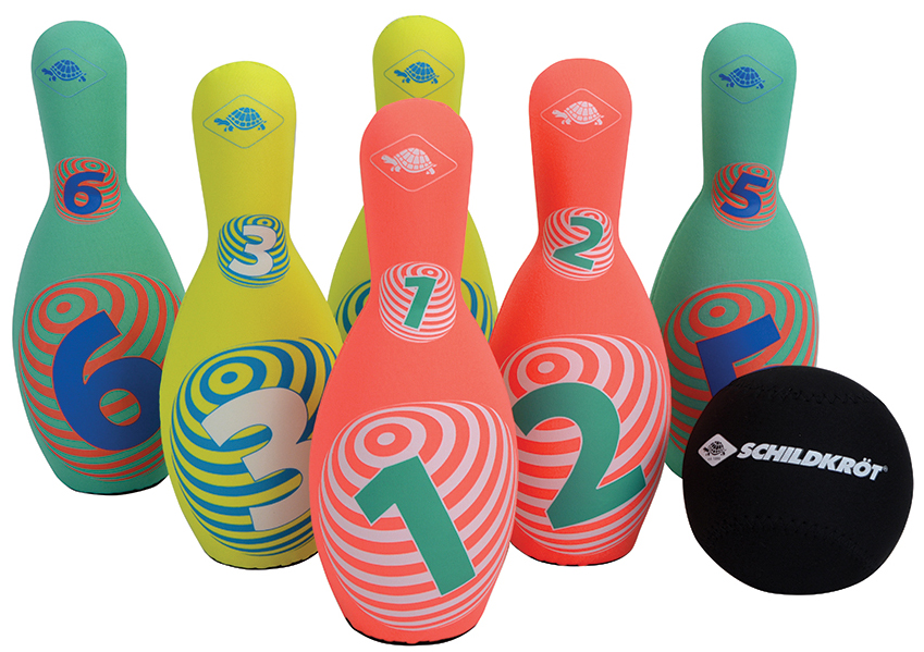 Neopren Kegel Set | Outdoor Spiele für Garten & Strand | Fun- & Aqua Sports  | Schildkröt-Shop