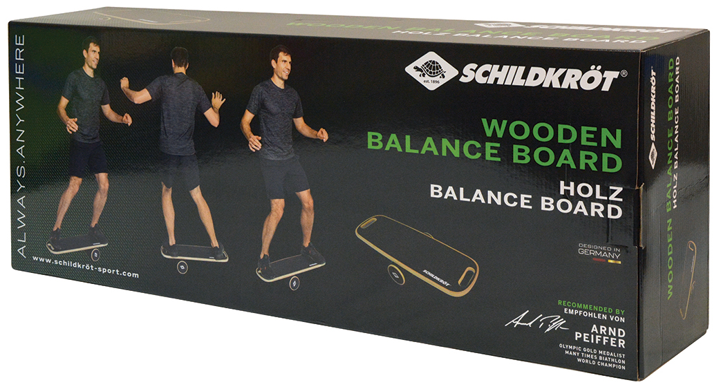 Wooden Balance Board | Sitzkissen & Balancetraining | Fitness | Schildkröt -Shop